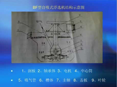 BF型浮选机结构