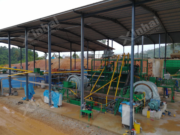 日产300吨球磨机在马来西亚金矿项目中