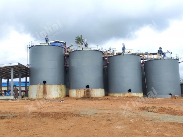 金尾矿回收-浸出槽 金尾矿回收-浸出槽