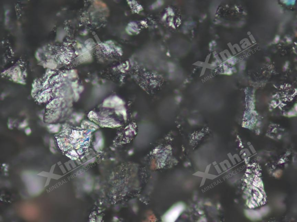 弱磁选后的钛精矿镜下图 弱磁选后的钛精矿镜下图