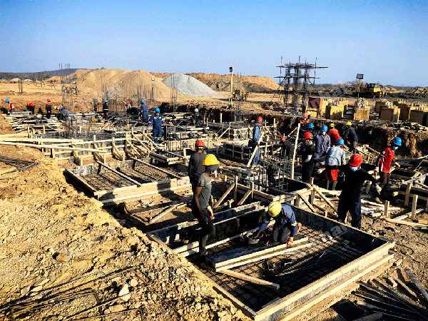 津巴布韦500t/d金矿项目土建施工