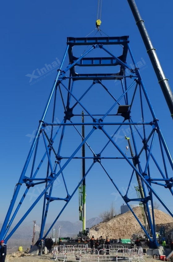 副井立架 副井立架