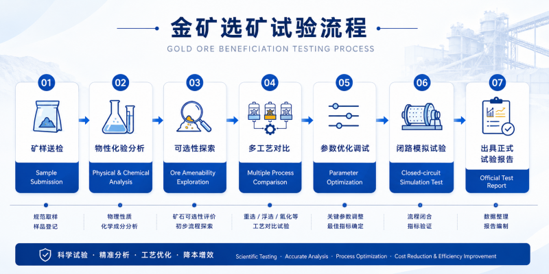 金矿选矿试验流程图 金矿选矿试验流程图